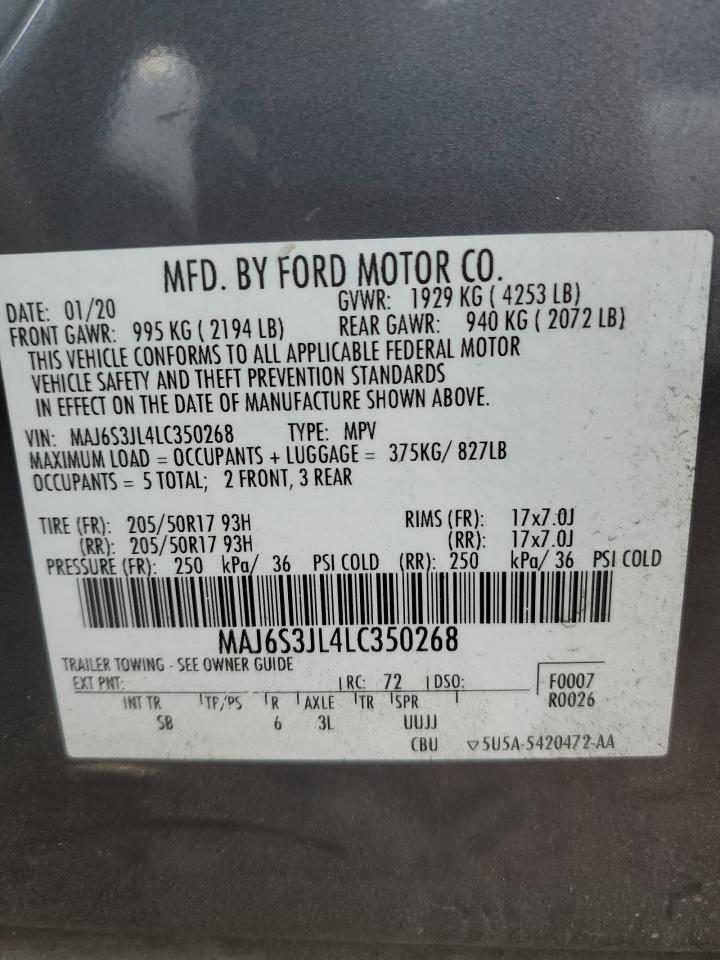 2020 FORD EcoSport