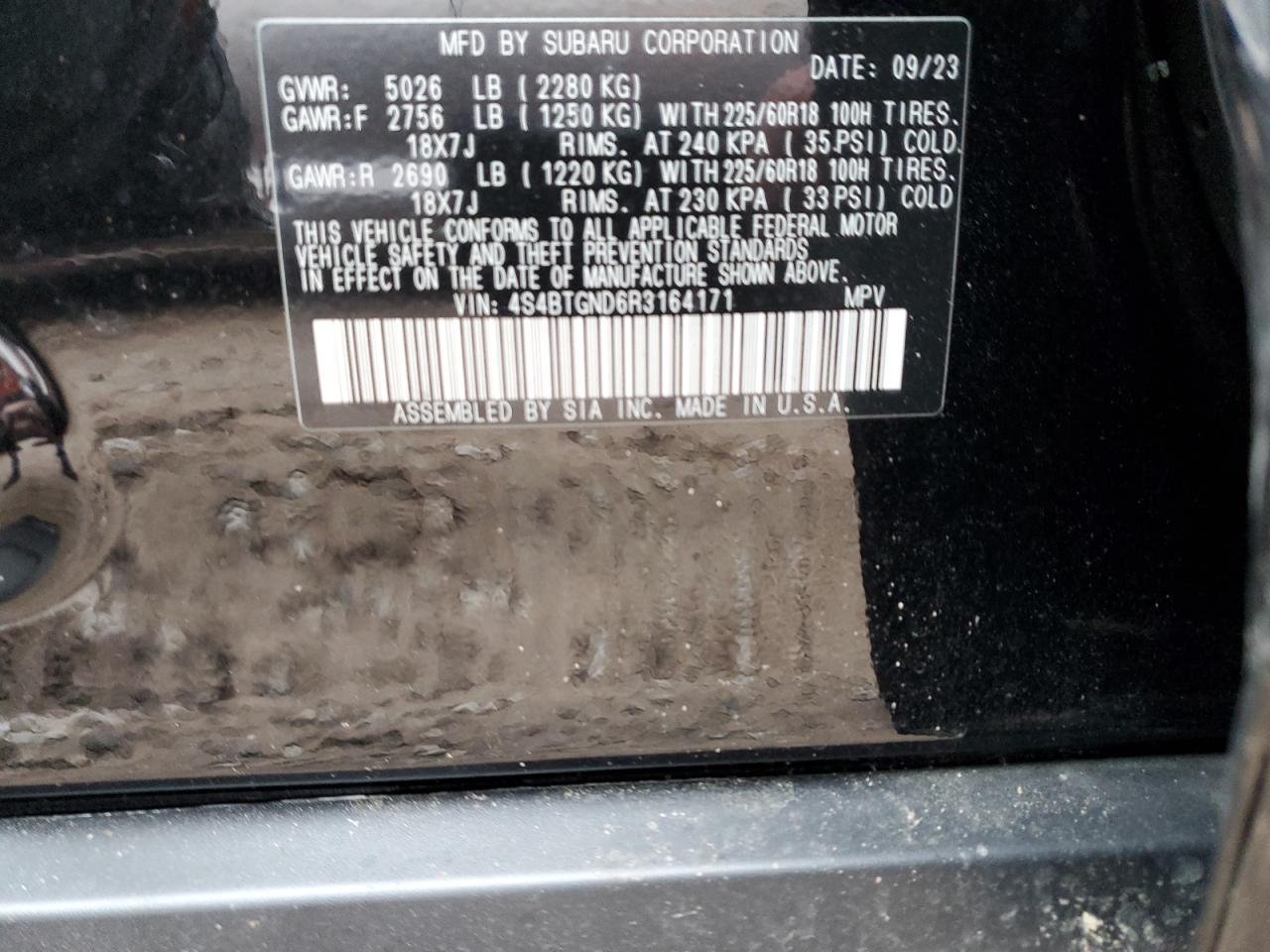 2024 SUBARU Outback