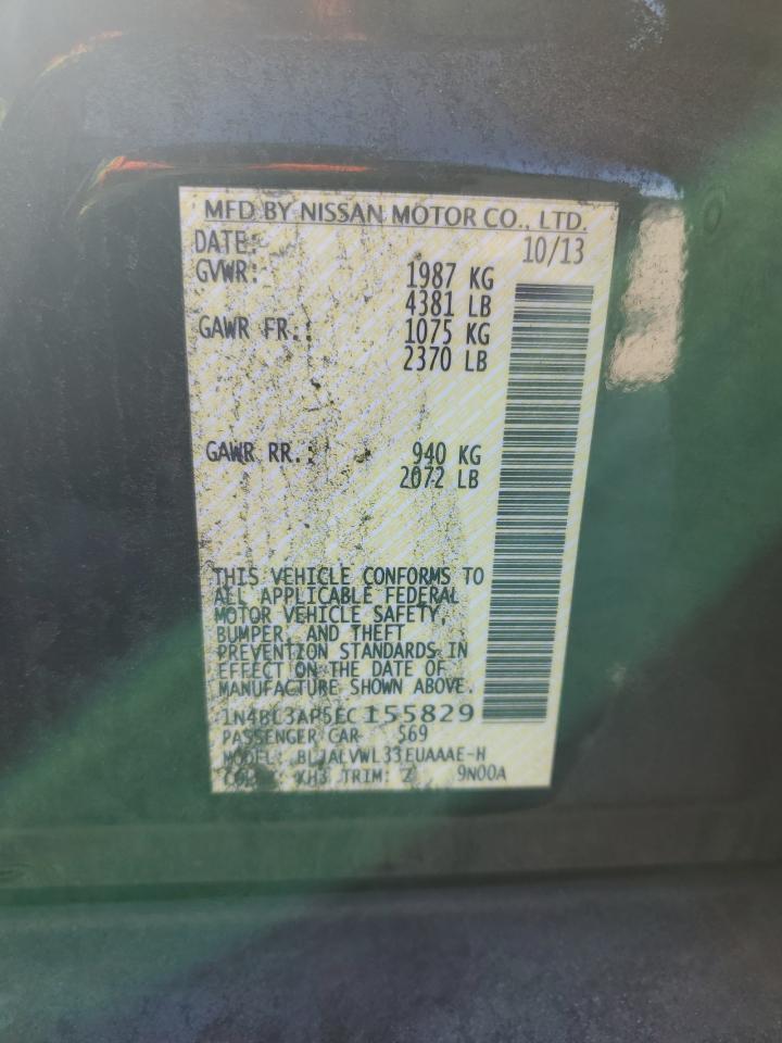 2014 NISSAN ALTIMA