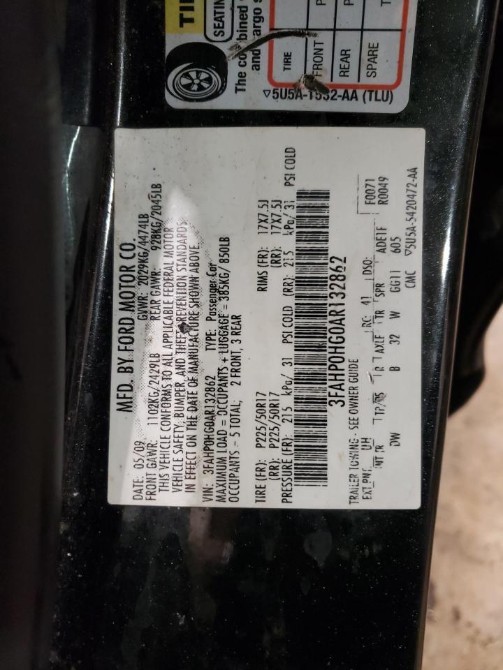 2010 FORD FUSION