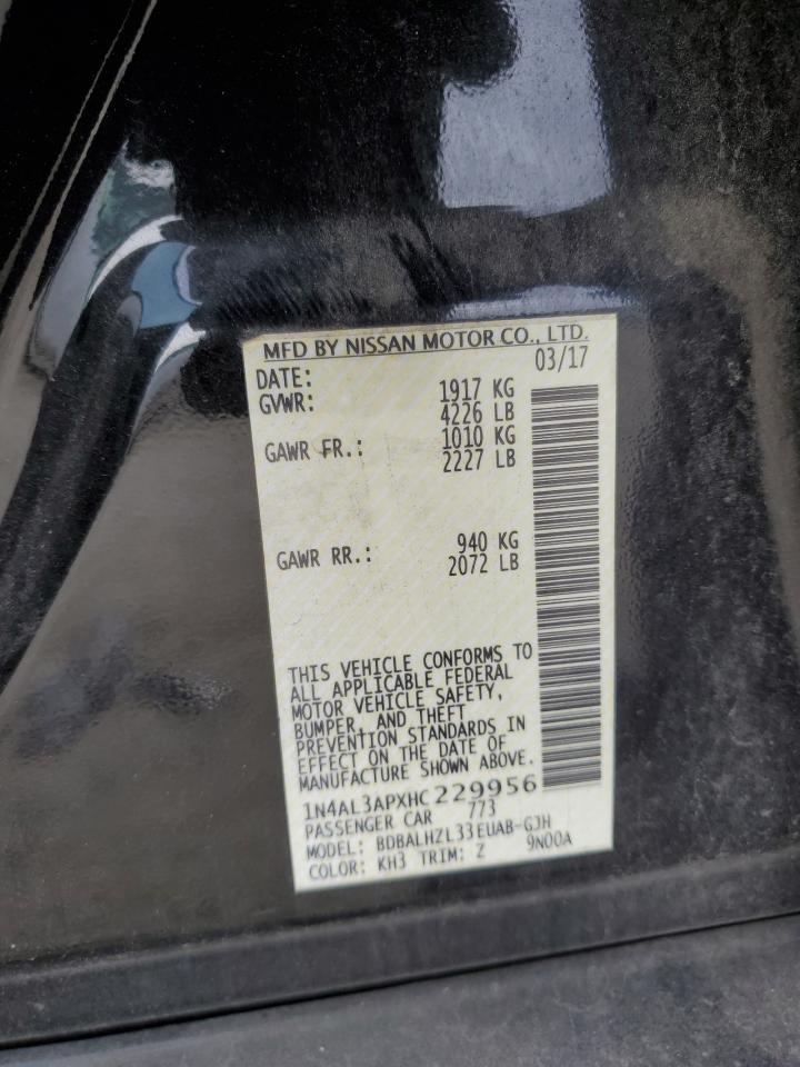 2017 NISSAN ALTIMA