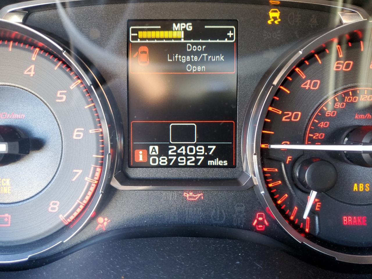 2015 SUBARU WRX