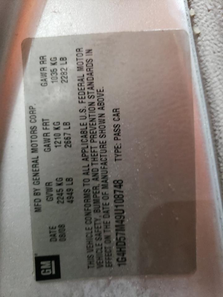 2009 BUICK Lucerne