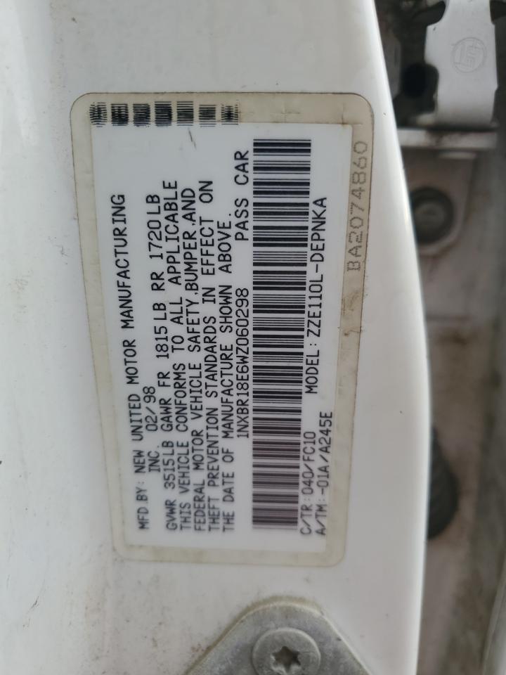 1998 TOYOTA COROLLA