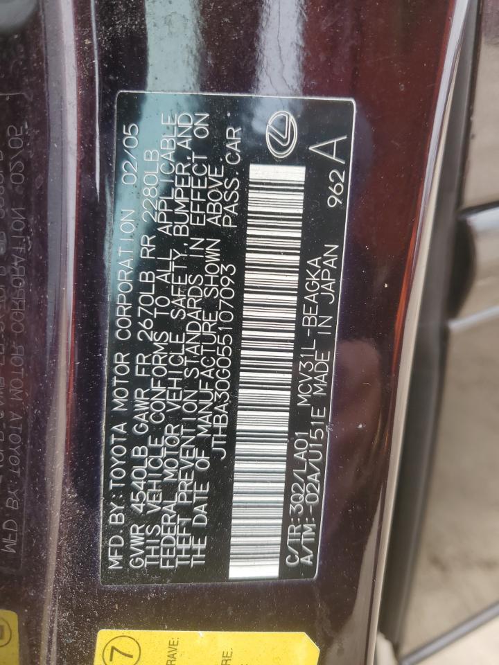 2005 LEXUS ES 330