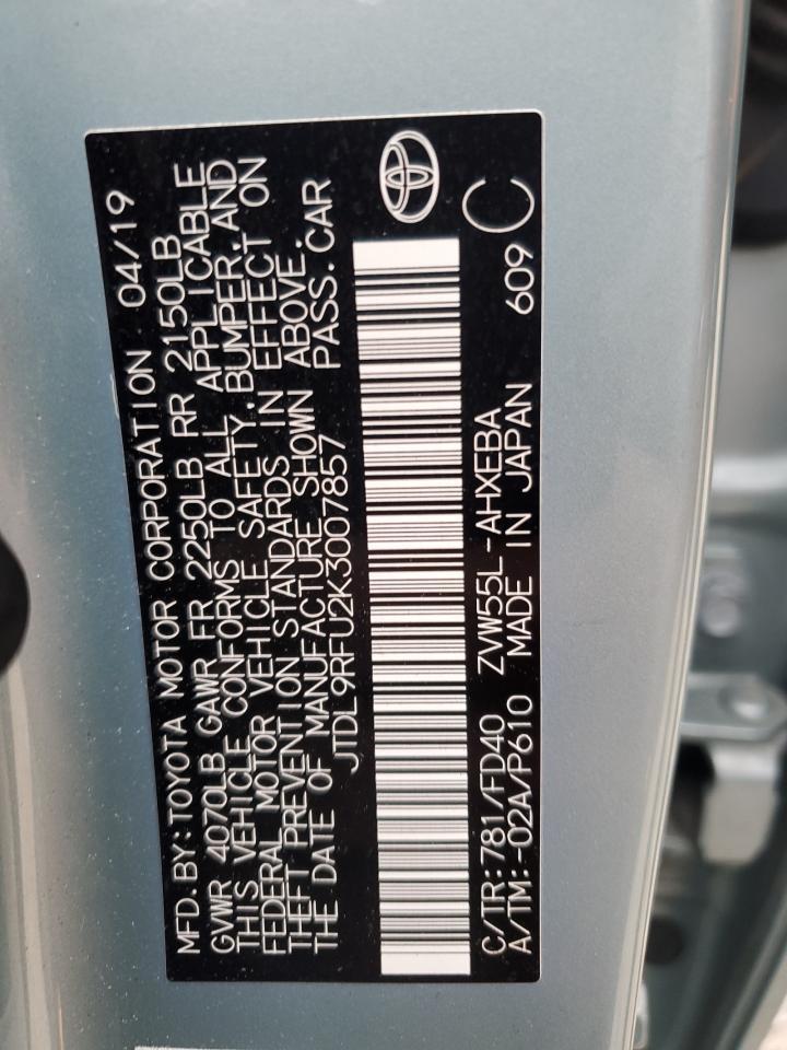 2019 TOYOTA PRIUS