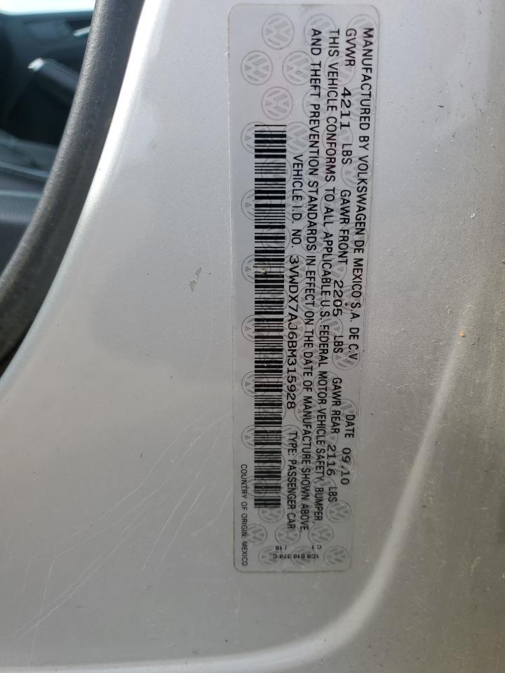 2011 VOLKSWAGEN JETTA