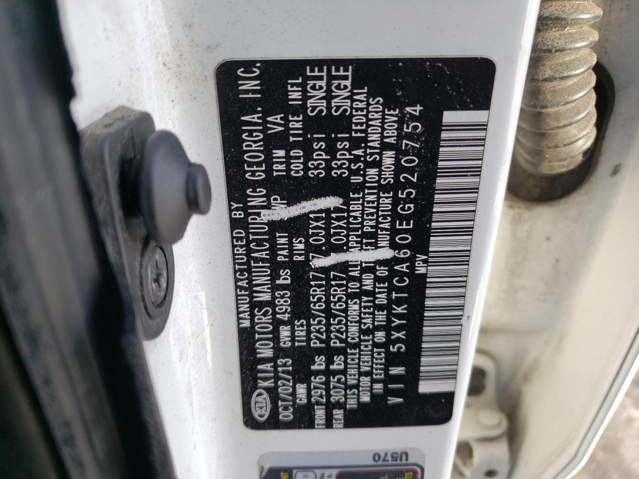 2014 KIA SORENTO