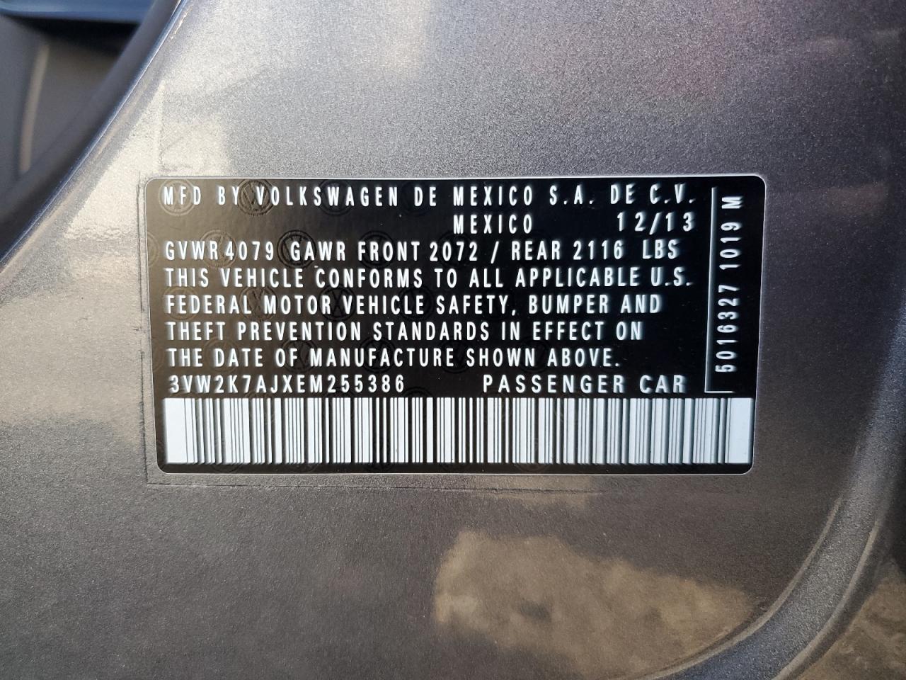 2014 VOLKSWAGEN JETTA