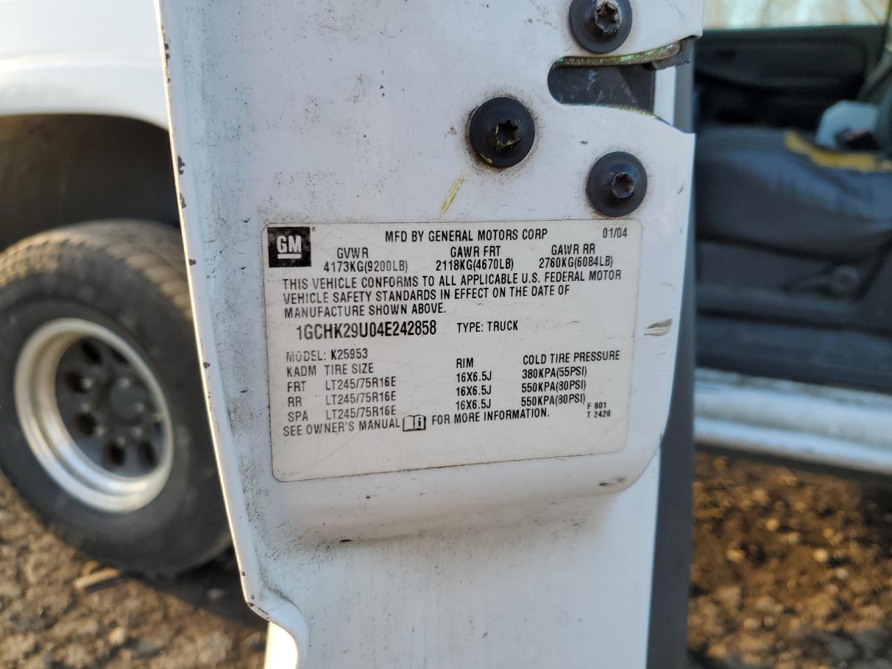 2004 CHEVROLET Silverado