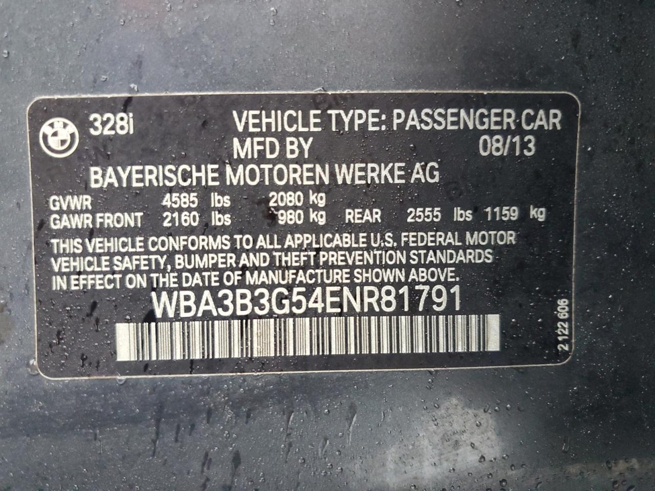 2014 BMW 3 SERIES