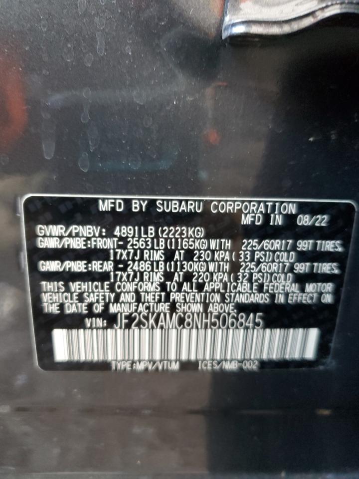 2022 SUBARU FORESTER