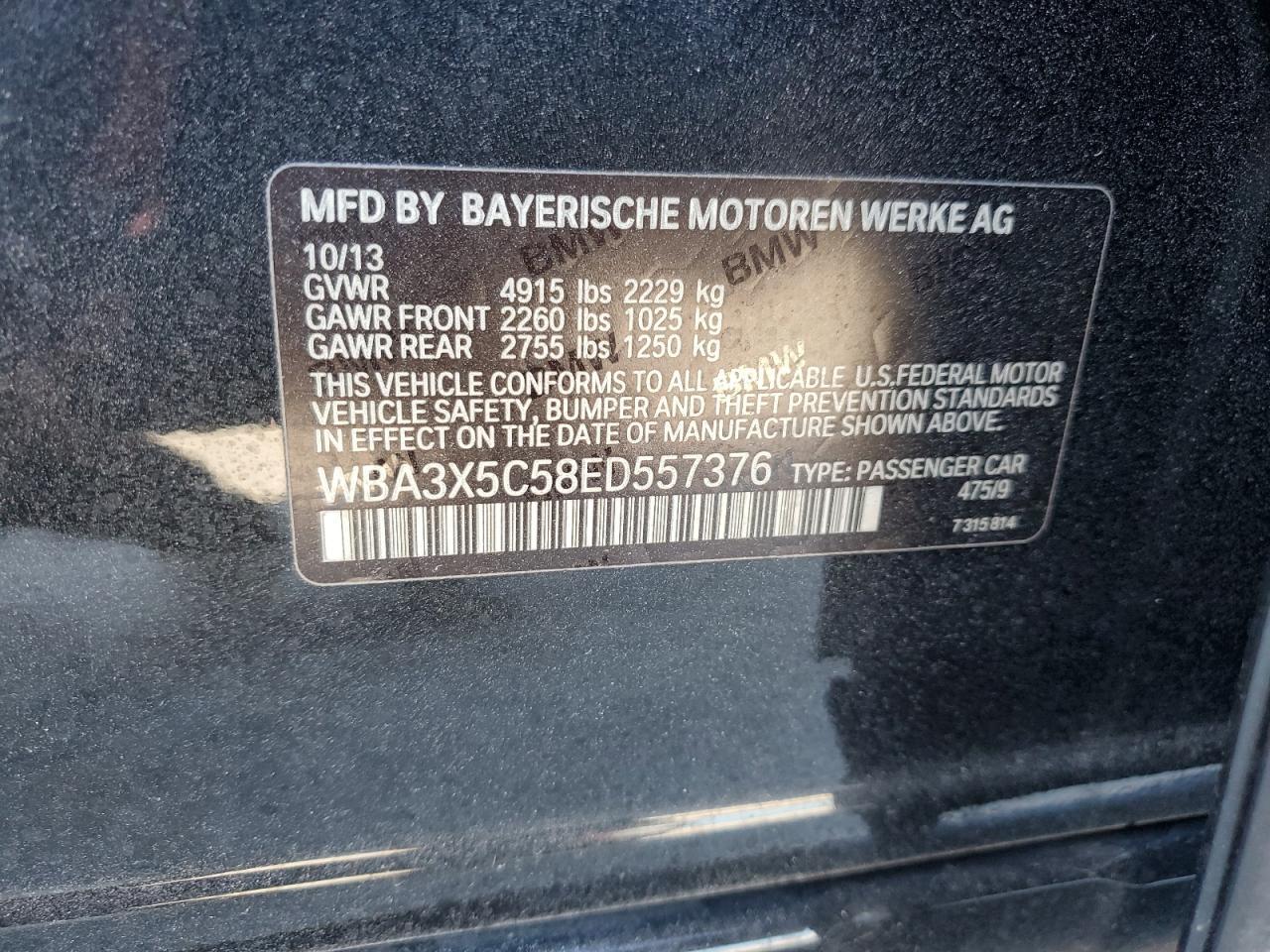 2014 BMW 3 SERIES