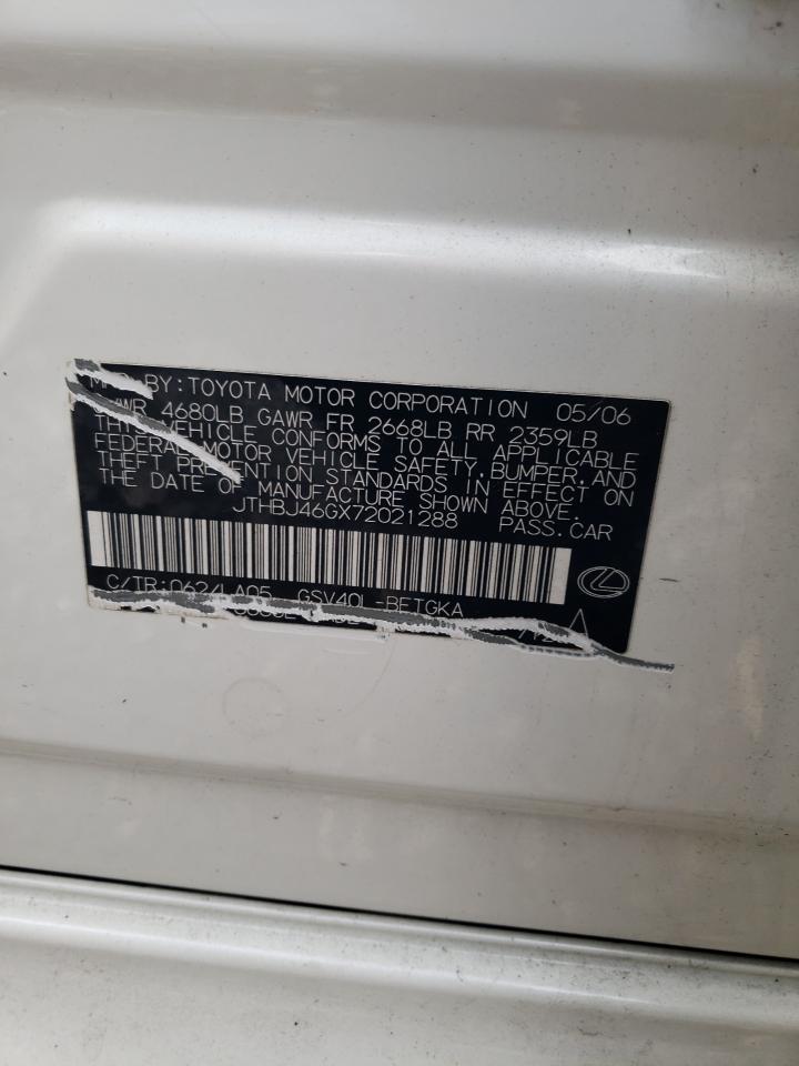 2007 LEXUS ES 350
