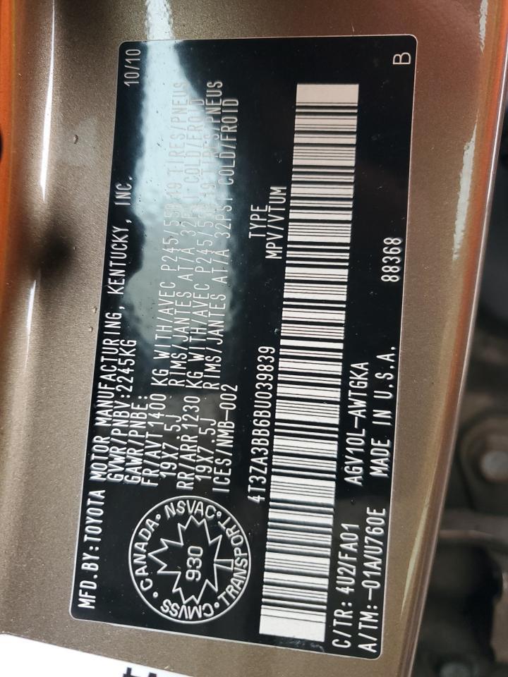 2011 TOYOTA VENZA