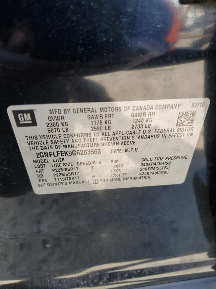 2016 CHEVROLET EQUINOX