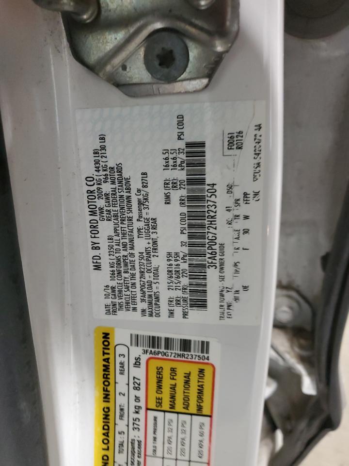 2017 FORD FUSION