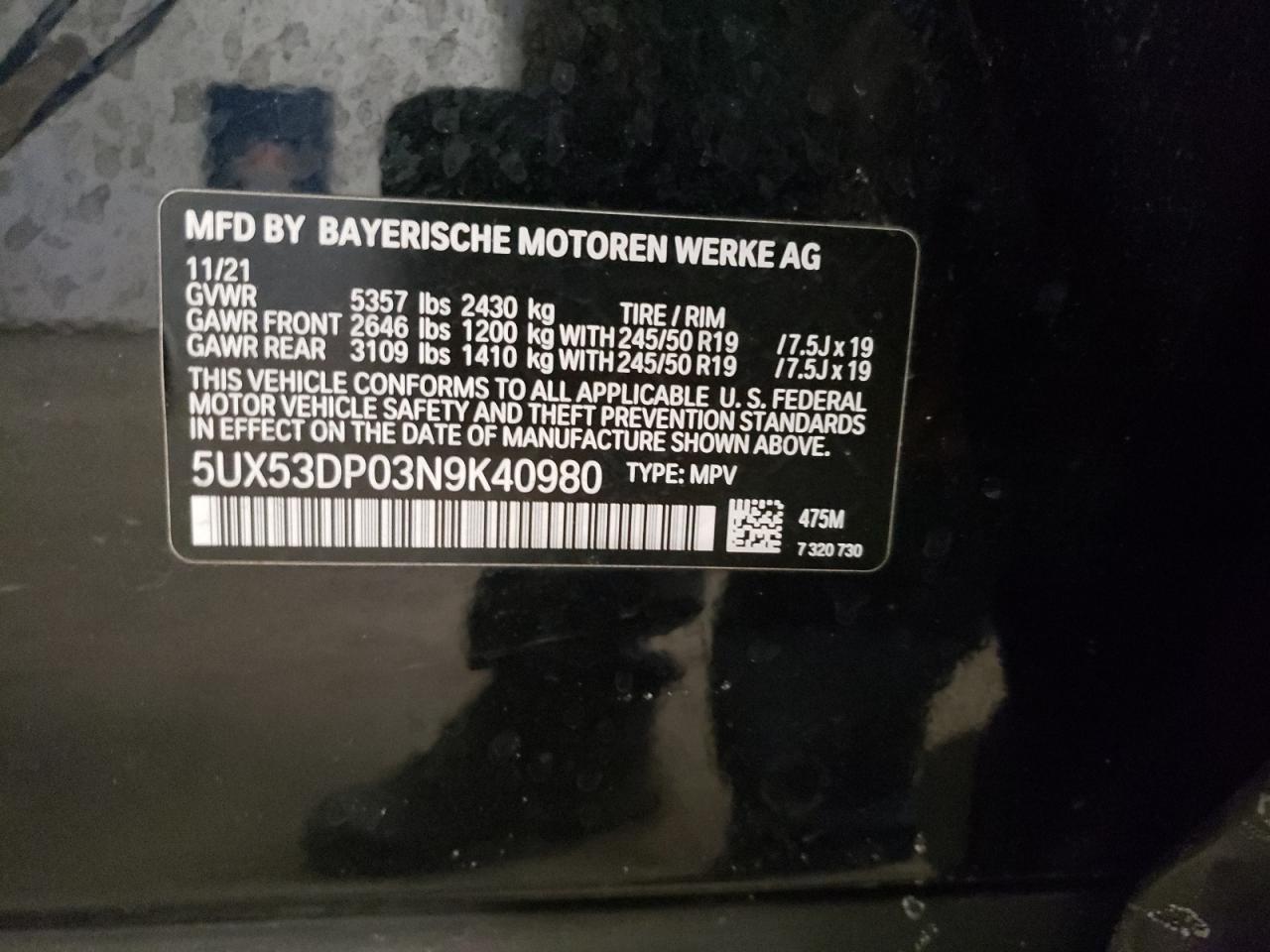 2022 BMW X3