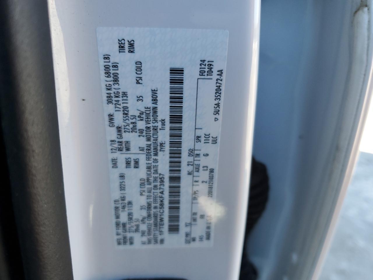 2019 FORD F-150