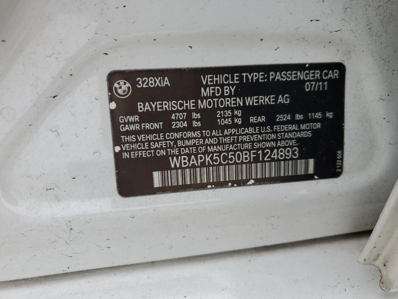 2011 BMW 3 SERIES