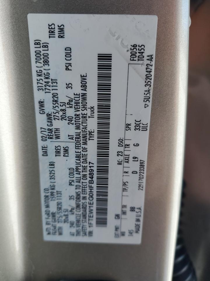 2017 FORD F-150