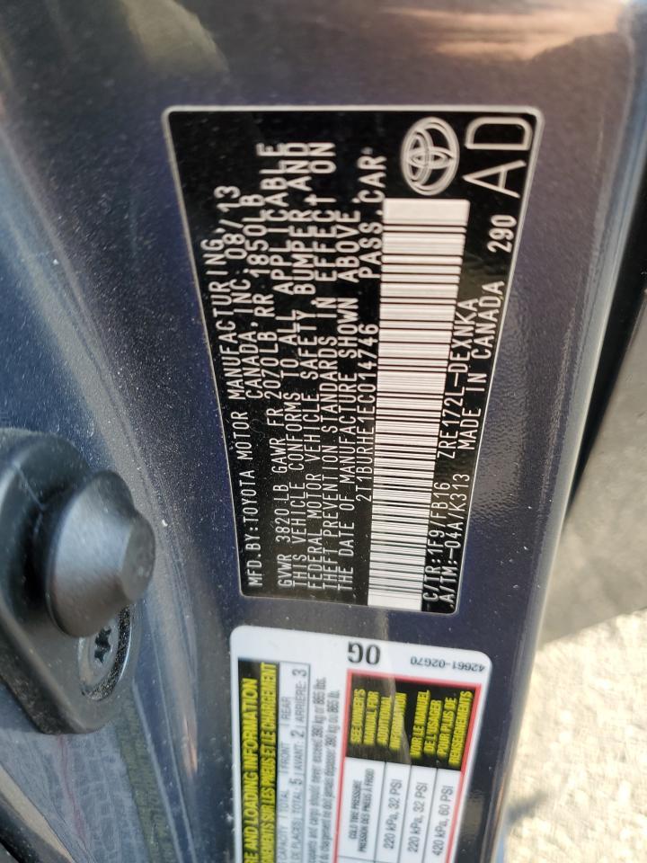 2014 TOYOTA COROLLA