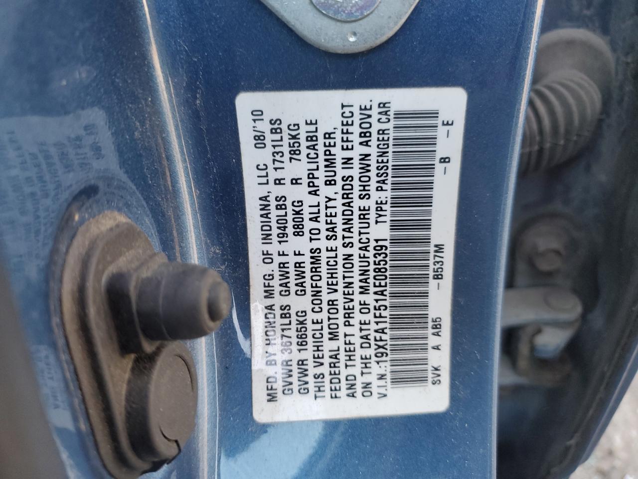 2010 HONDA CIVIC