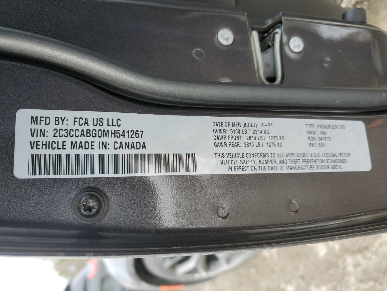 2021 CHRYSLER 300