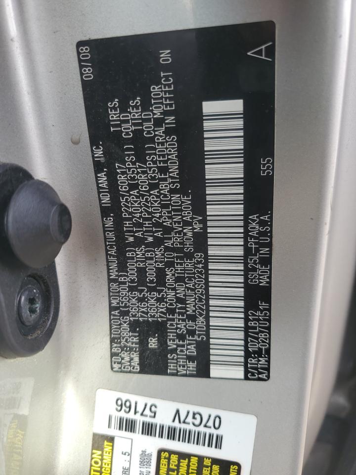 2009 TOYOTA SIENNA