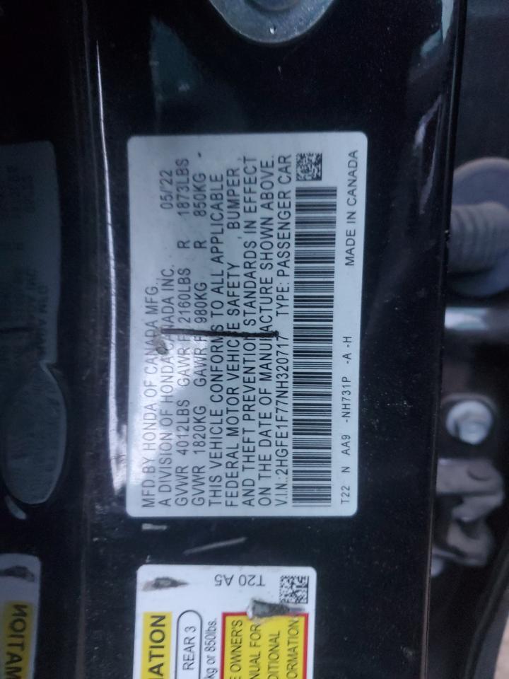 2022 HONDA CIVIC