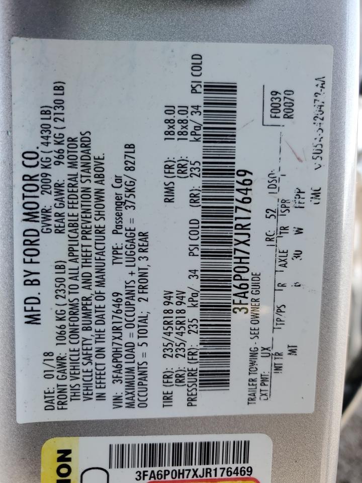 2018 FORD FUSION