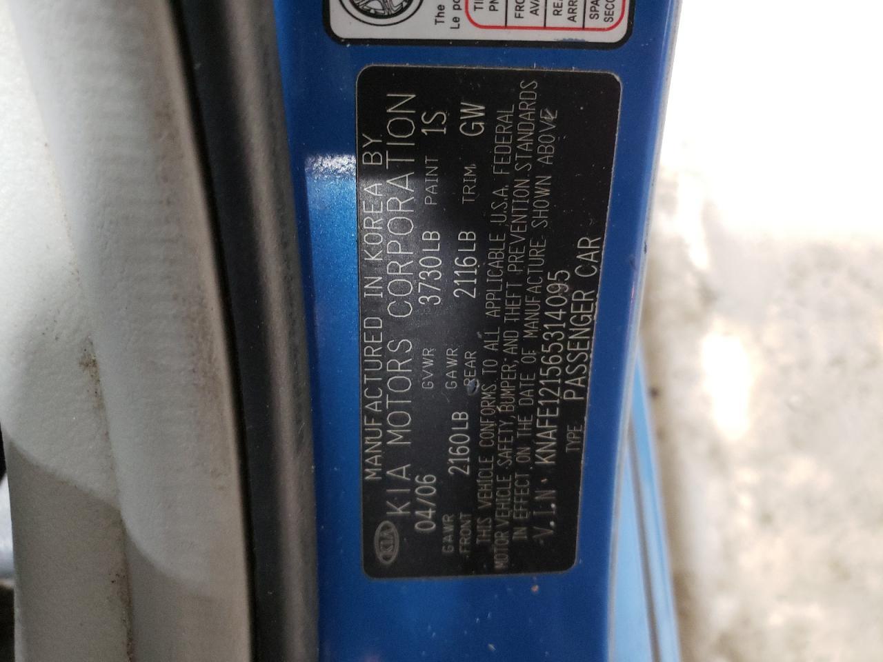 2006 KIA Spectra