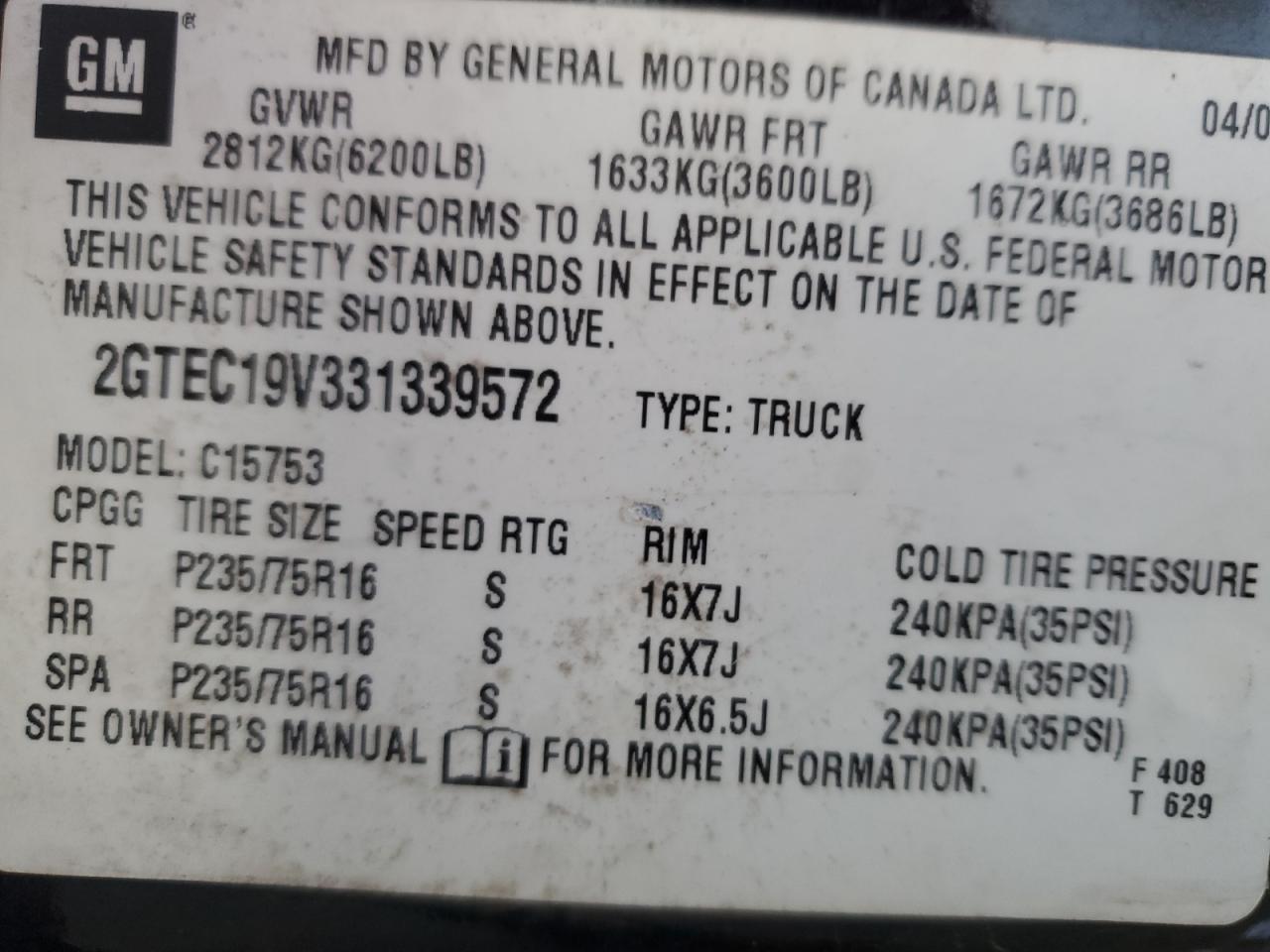 2003 GMC Sierra