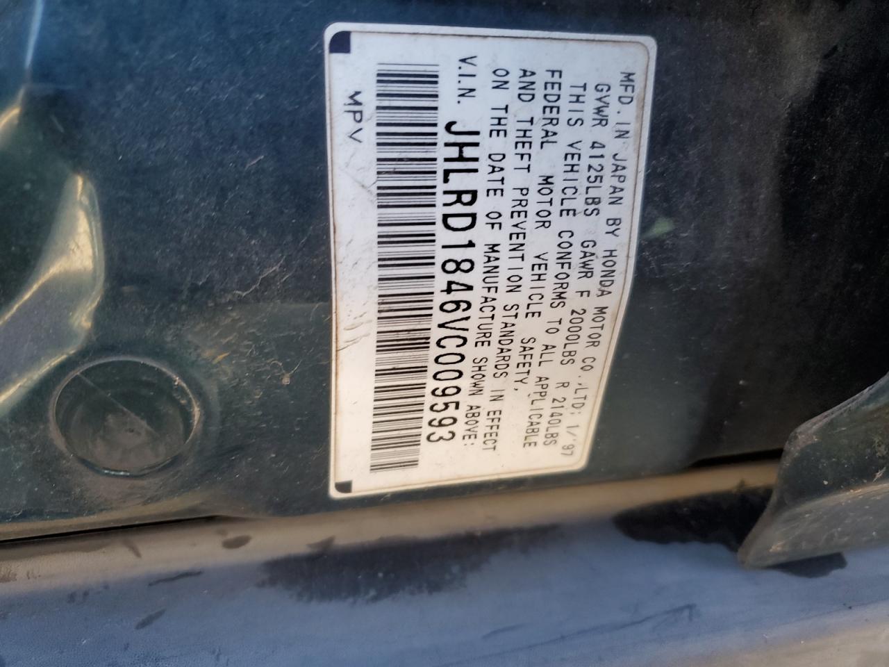 1997 HONDA CR-V