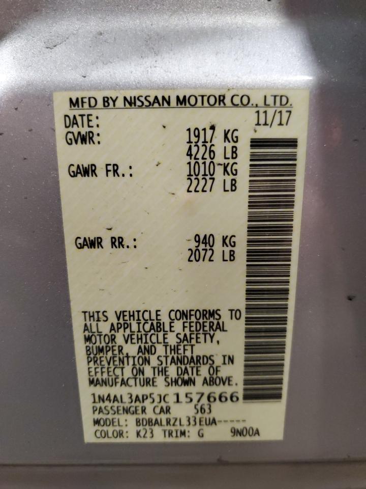 2018 NISSAN ALTIMA