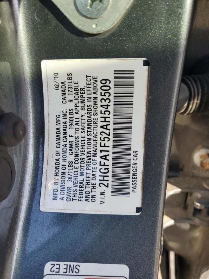 2010 HONDA CIVIC