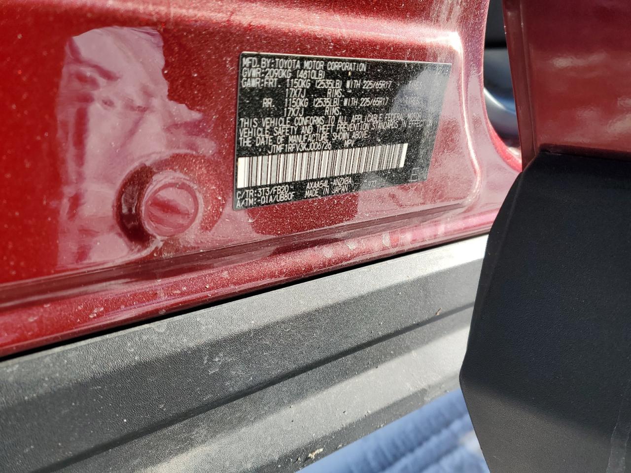 2019 TOYOTA RAV4