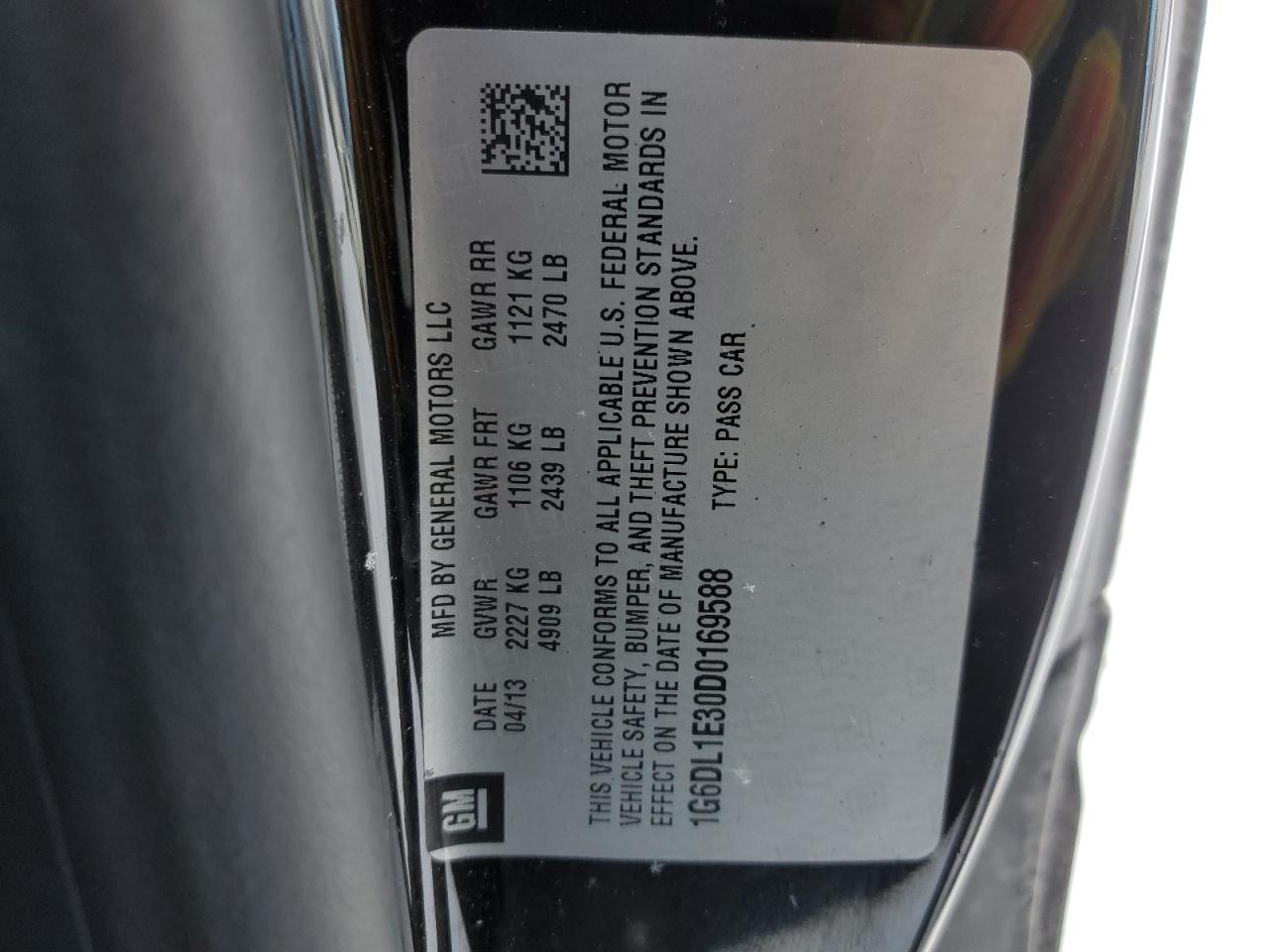 2013 CADILLAC CTS