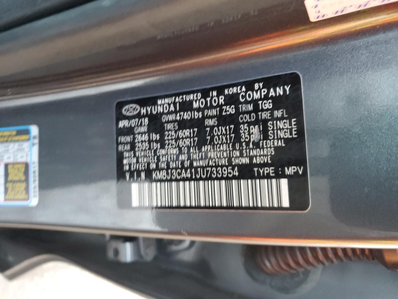 2018 HYUNDAI TUCSON