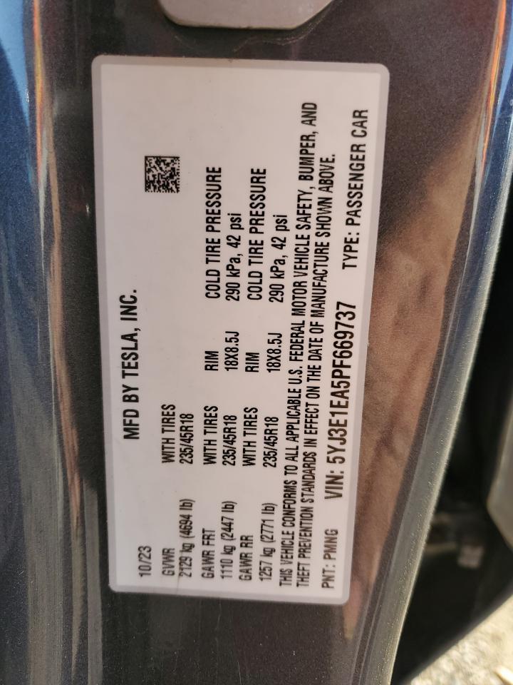 2023 TESLA MODEL 3