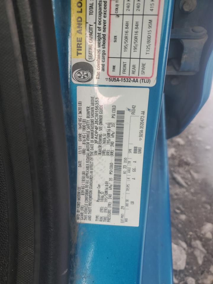 2012 FORD Fiesta