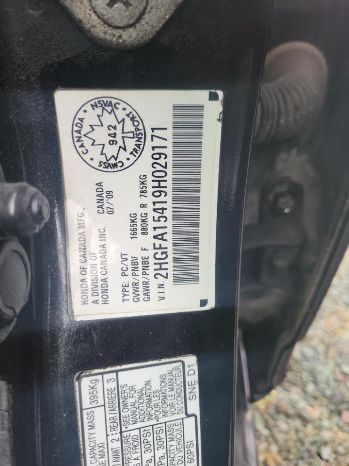 2009 HONDA CIVIC