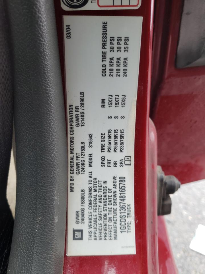 2004 CHEVROLET COLORADO