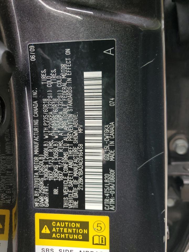 2010 LEXUS RX 350