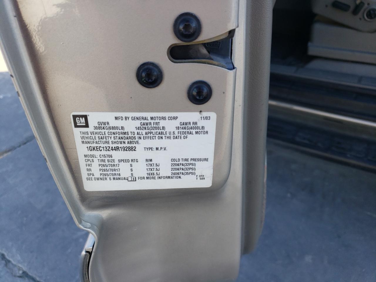 2004 GMC Yukon