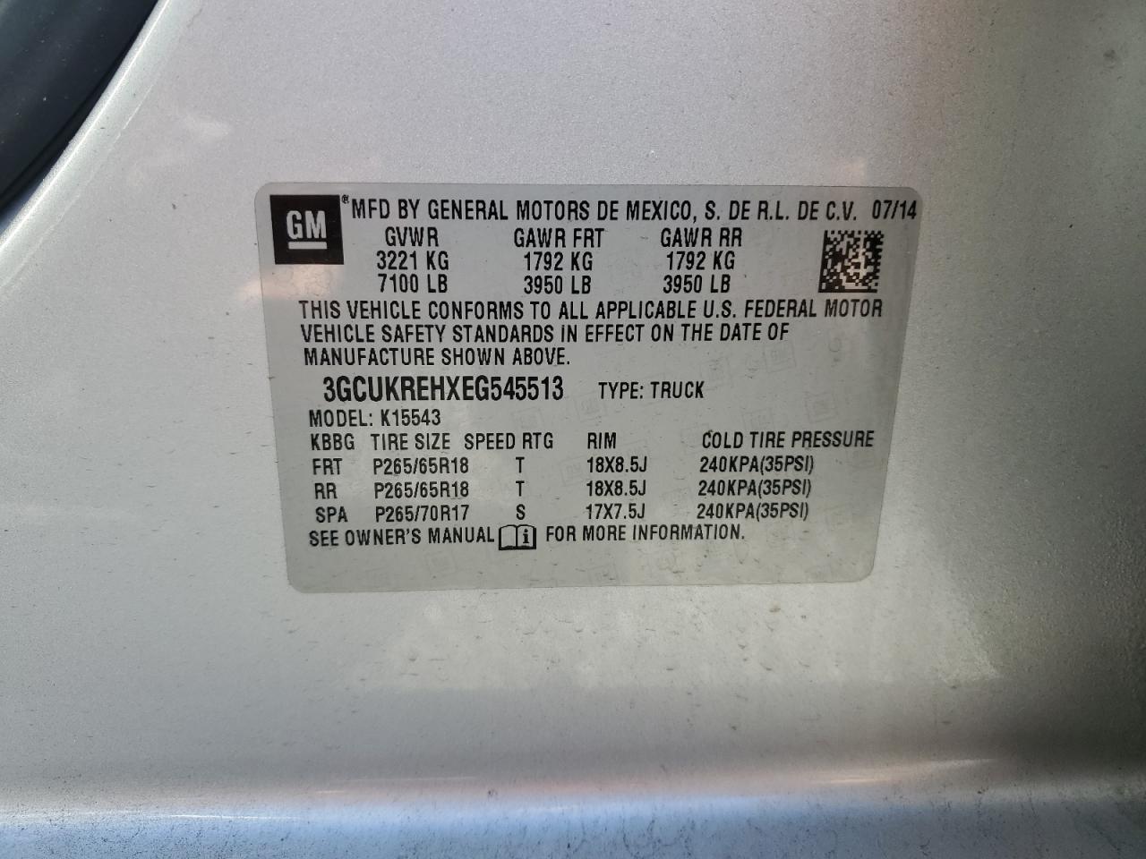 2014 CHEVROLET Silverado