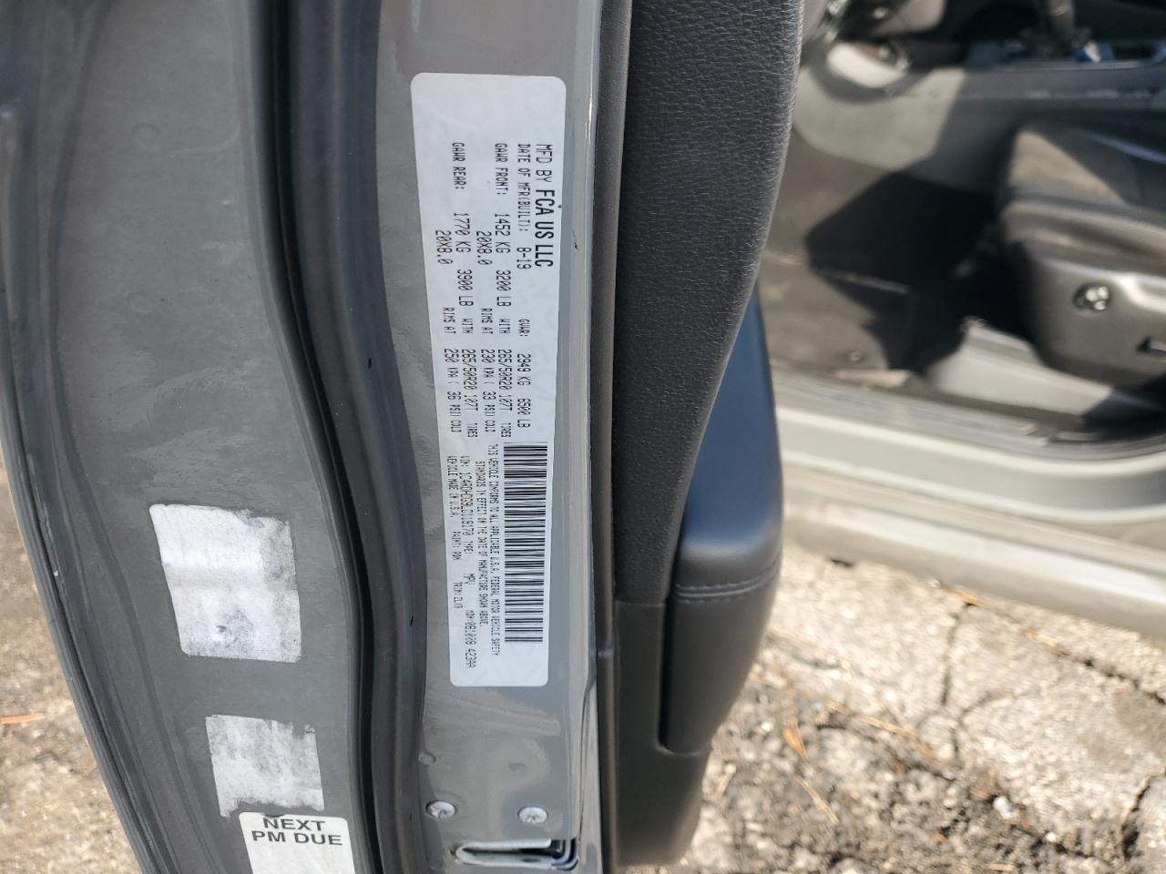 2020 DODGE DURANGO