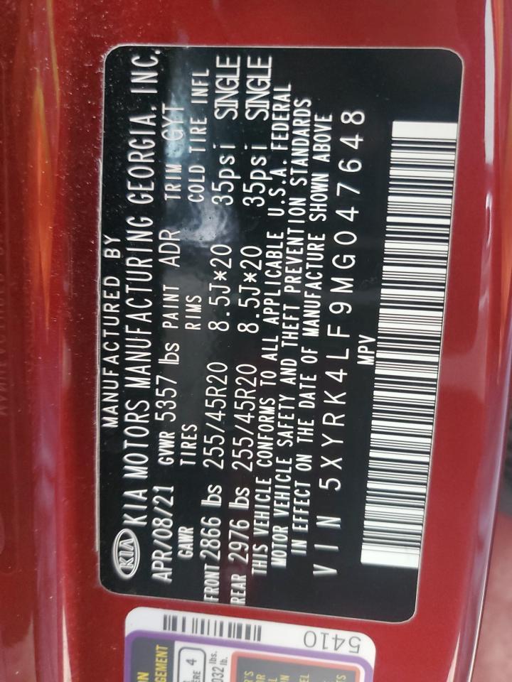 2021 KIA SORENTO