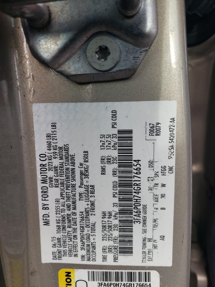 2016 FORD FUSION