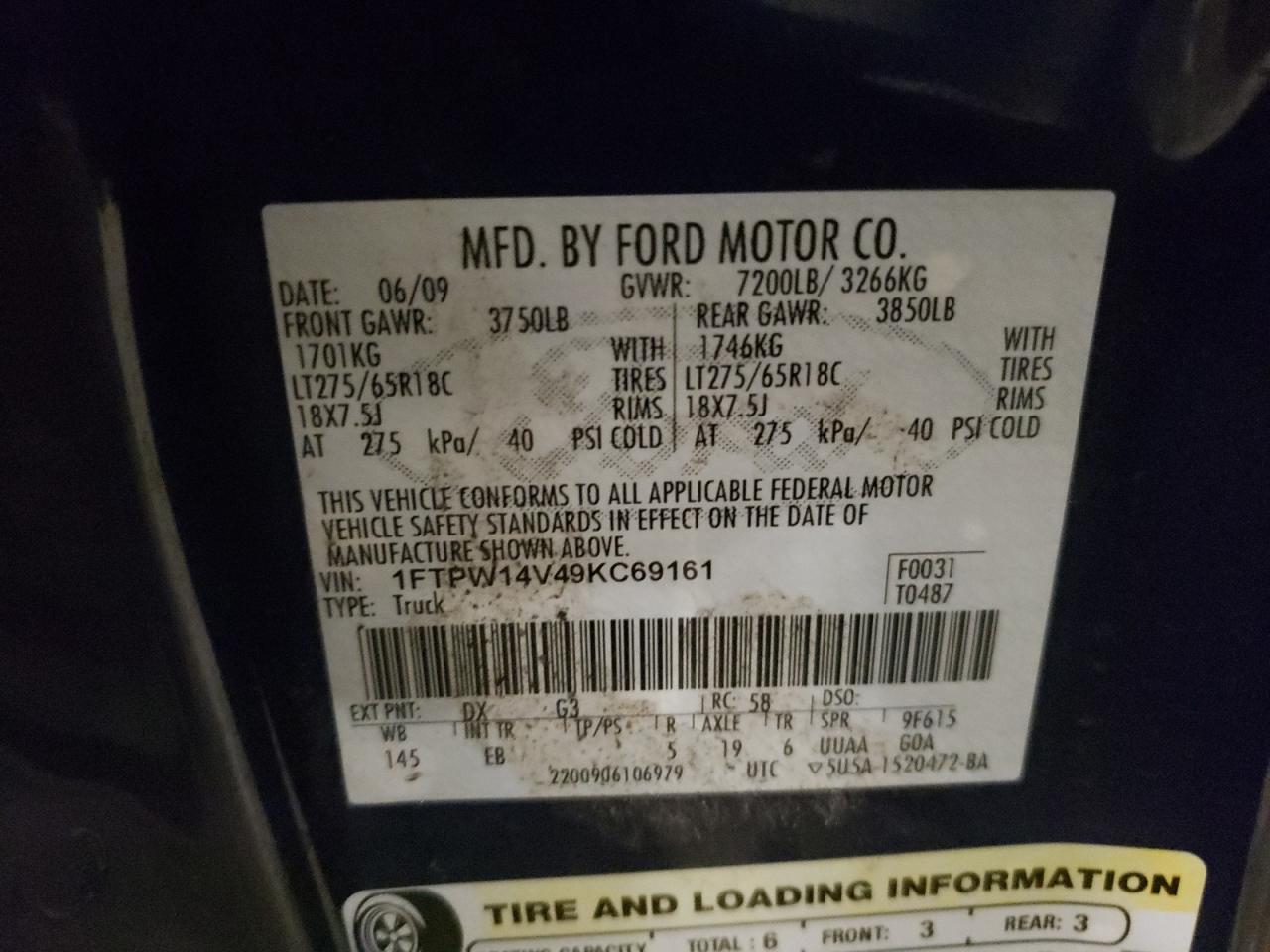 2009 FORD F-150